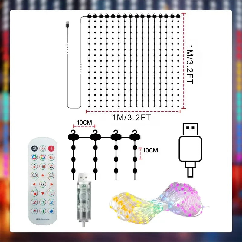 Smart LED Curtain Lights