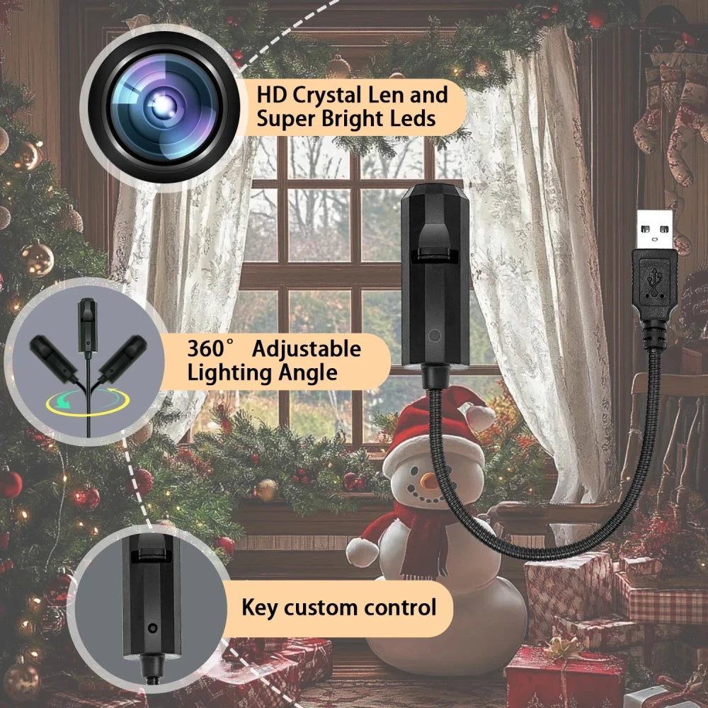 USB Christmas Projector Light