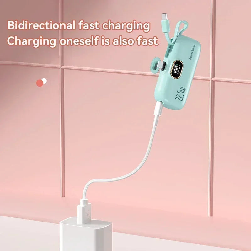 50000mAh Mini Power Bank Portable Fast Charging