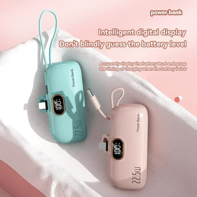 50000mAh Mini Power Bank Portable Fast Charging