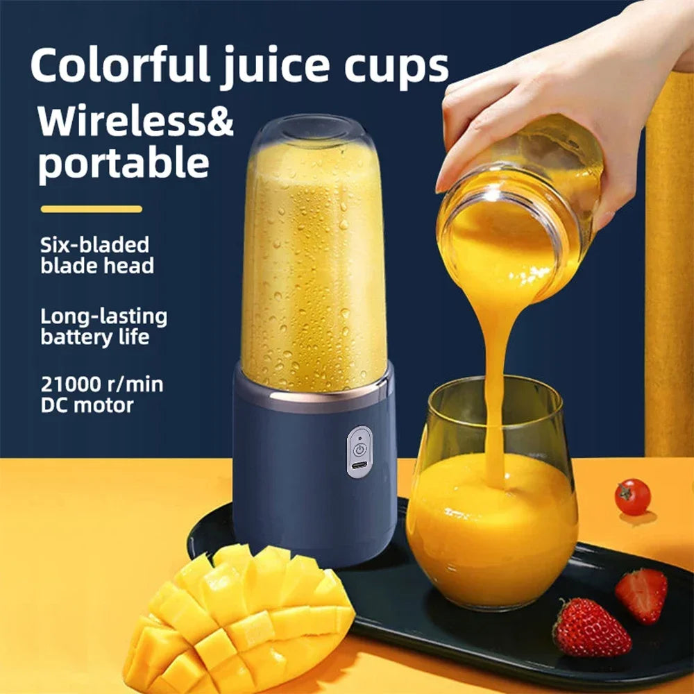 Portable USB Rechargeable Juicer Blender Cup 400 ml
