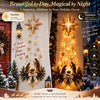 Light Up Christmas Nativity Wall Decor